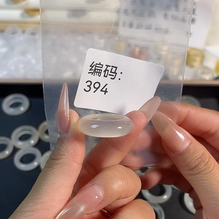 玛瑙/玉髓未镶嵌戒指394港12