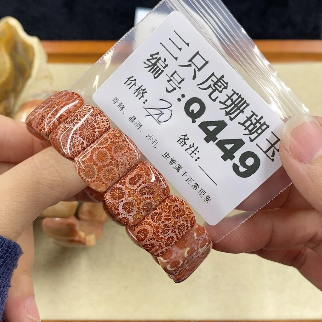 硅化珊瑚（珊瑚玉）1未镶嵌梦*儿