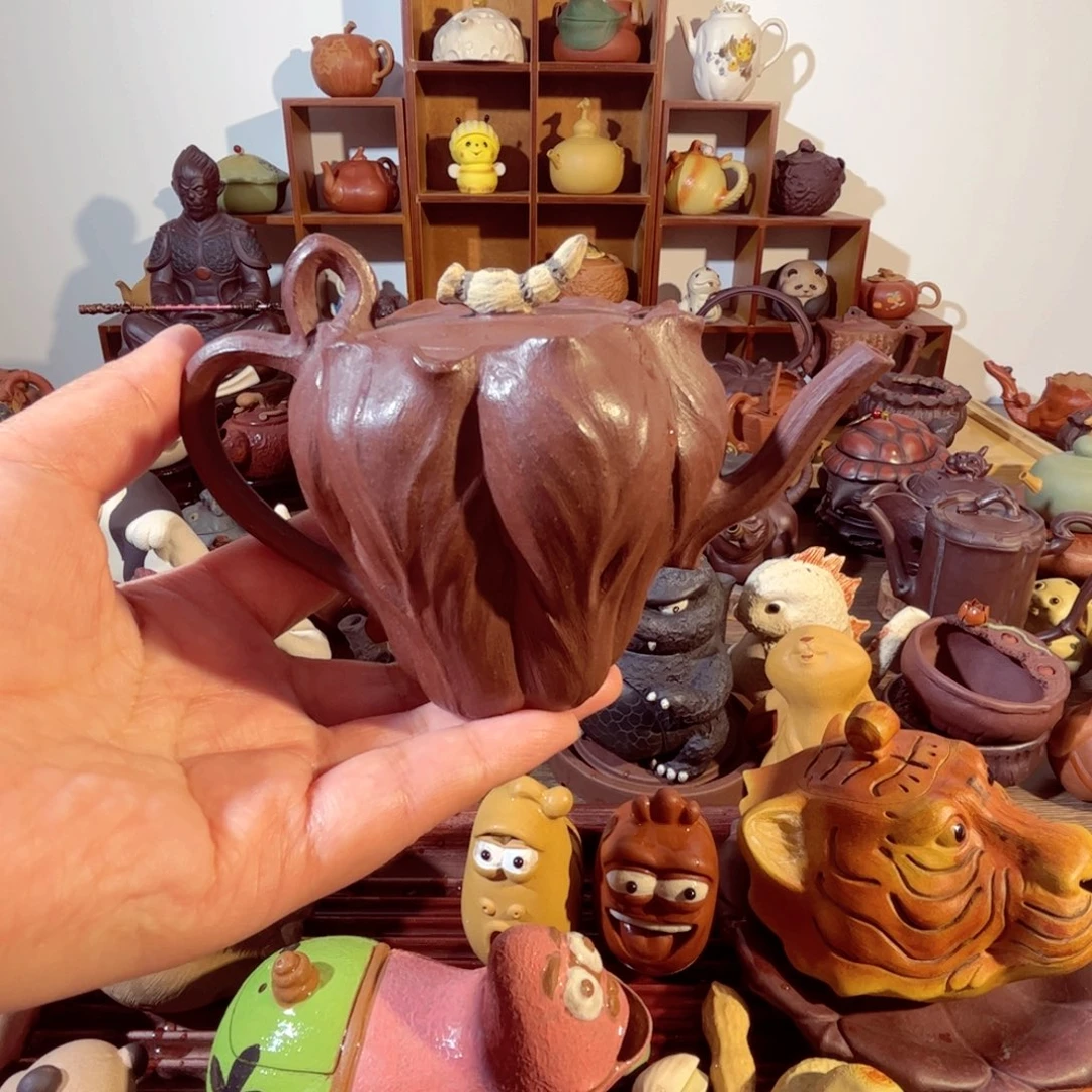 紫砂茶壶纯手工制作过程非常