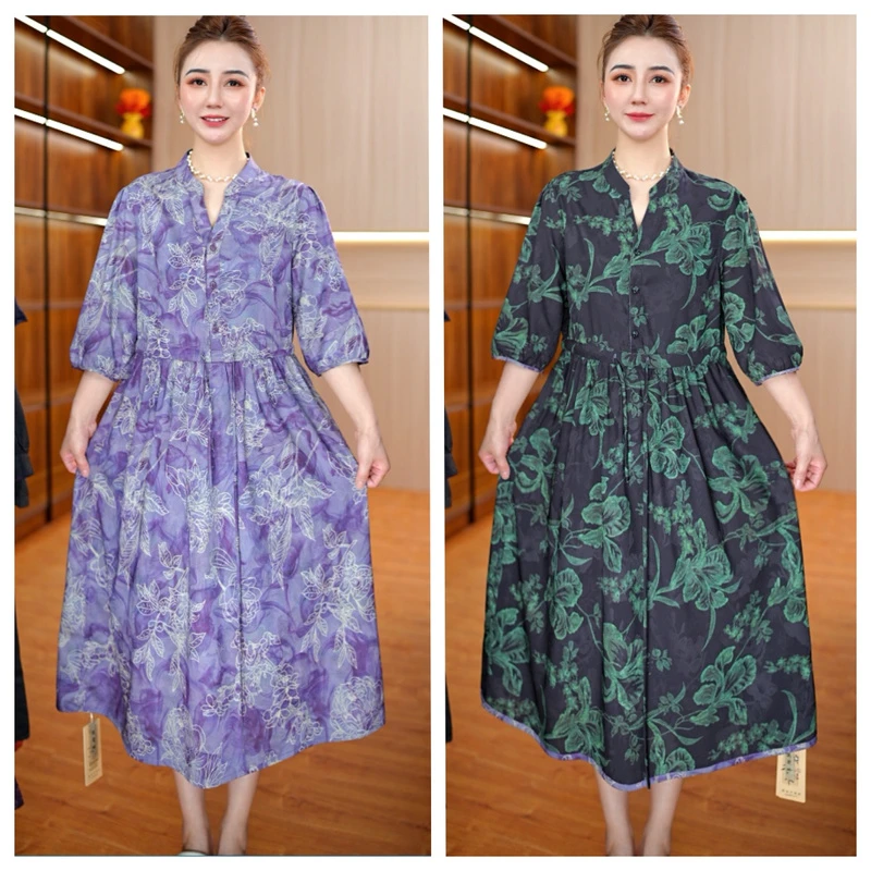 6835-18新款双面穿时尚休闲连衣裙