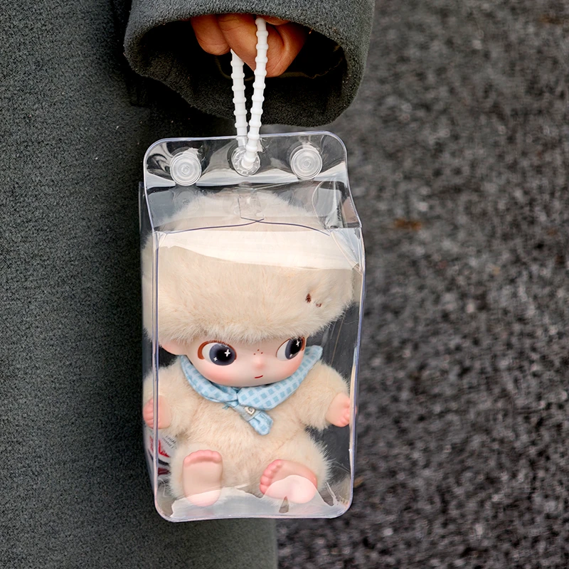 迪莫dimoo新生日记娃包13cm搪胶娃用防尘收纳袋保护套外出遛娃包