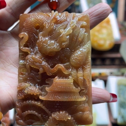 岫玉挂件未镶嵌想*挂件