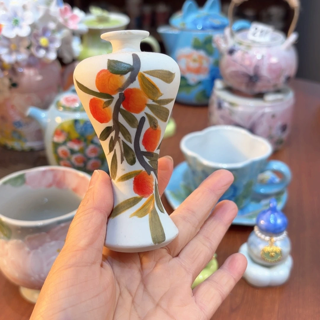 景德镇手绘高温釉下彩陶瓷茶具