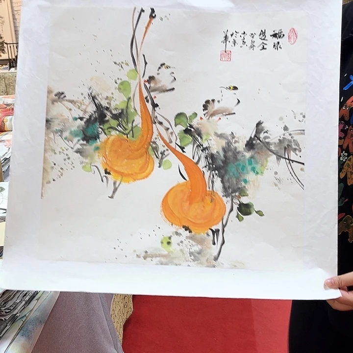 国画手绘国画作品