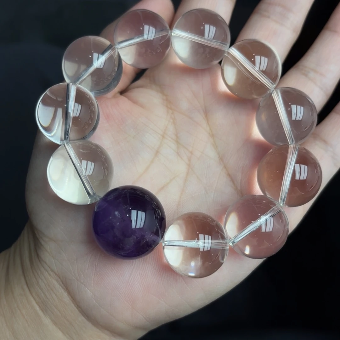 未镶嵌手链水晶手串20