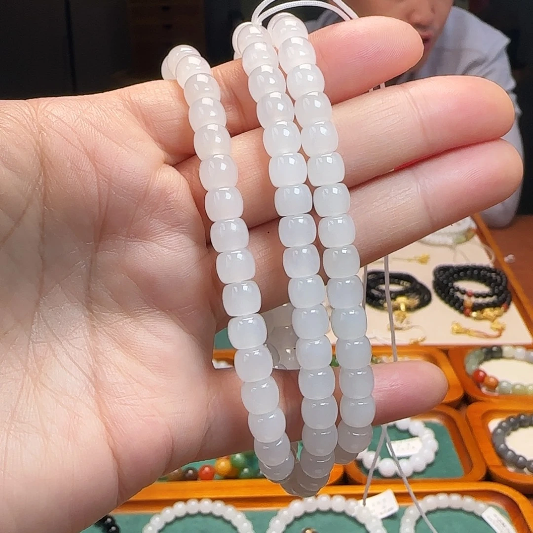 和田玉未镶嵌手链