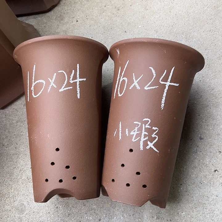 紫砂花盆宜兴紫砂花盆厂家直销2只