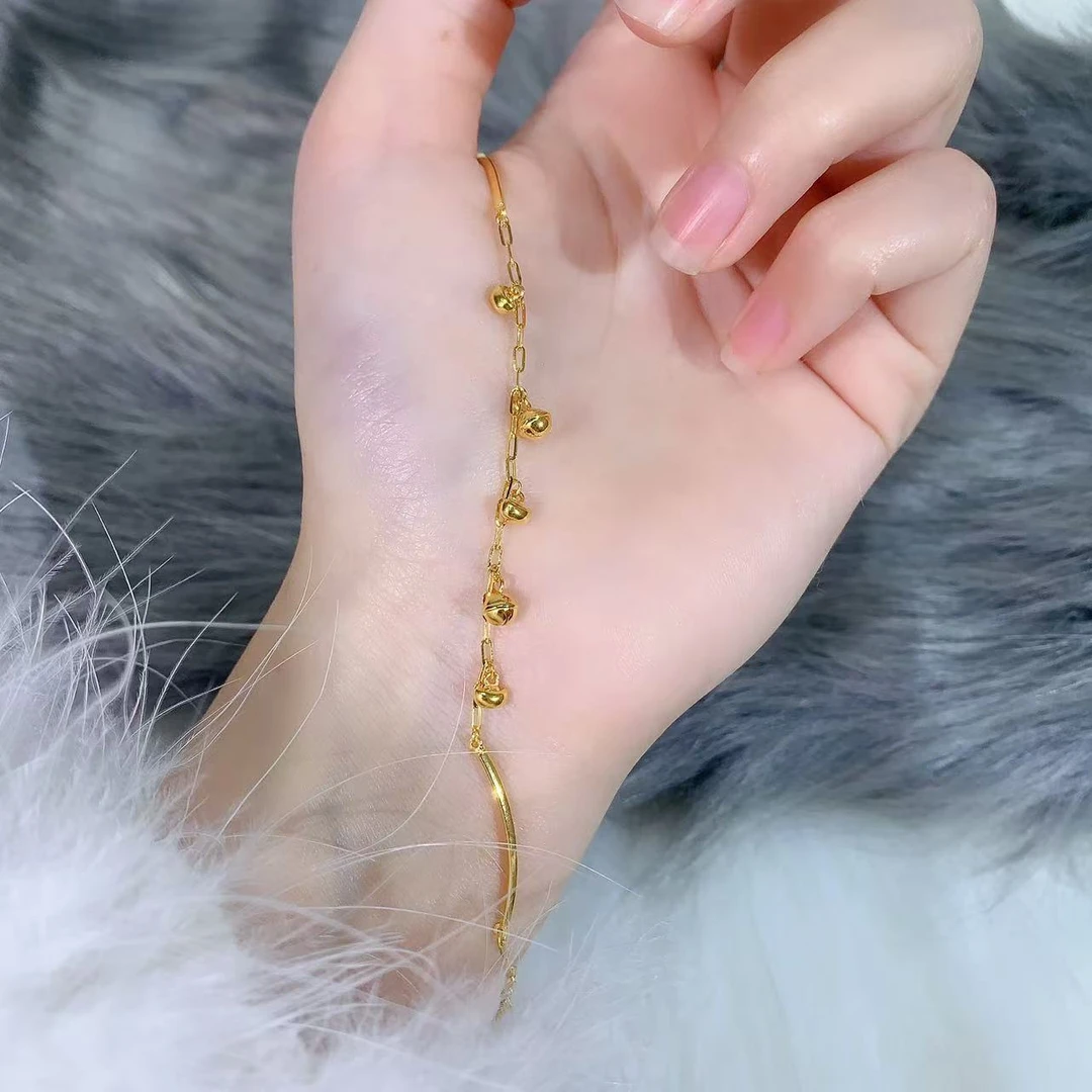 【伟新源】足金999 5G工艺 元宝手链4.83克