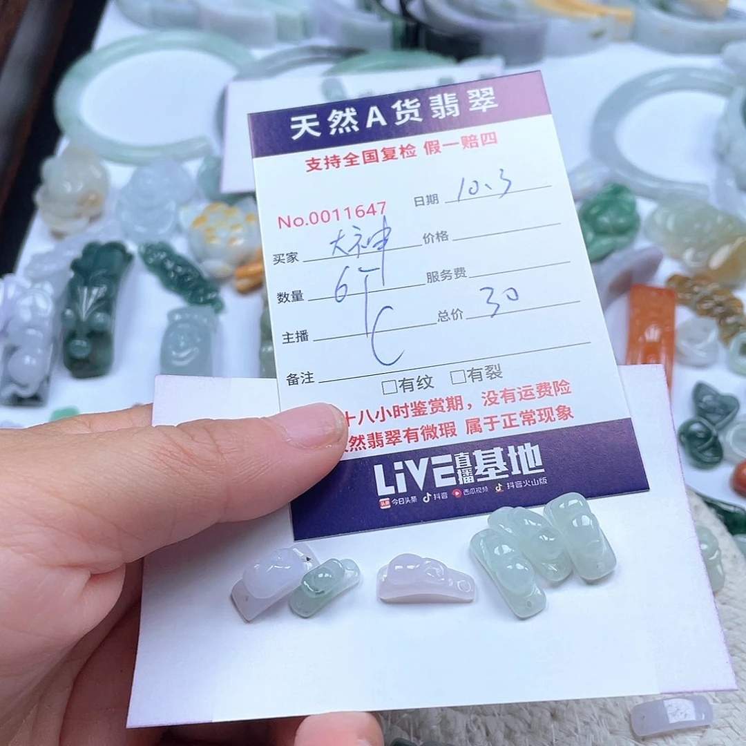 颈饰未镶嵌翡翠萧**儿