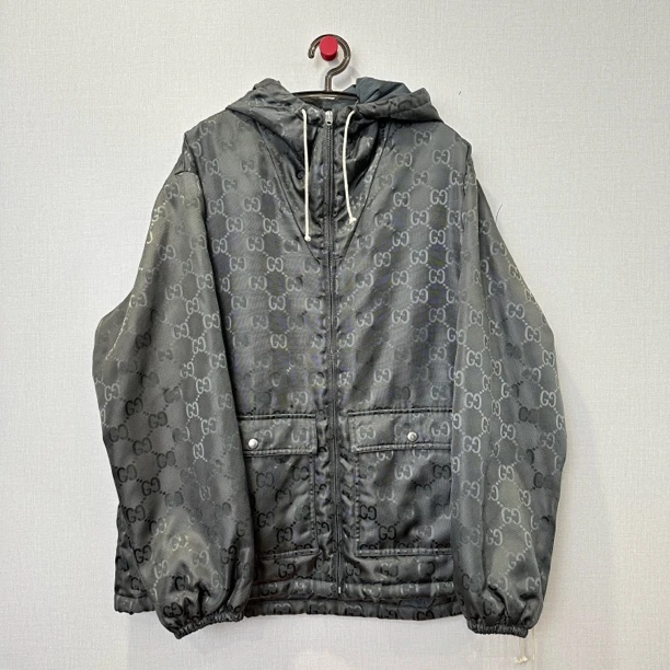 99新 GUCCI/古驰 满印夹棉外套/尺码44/11681