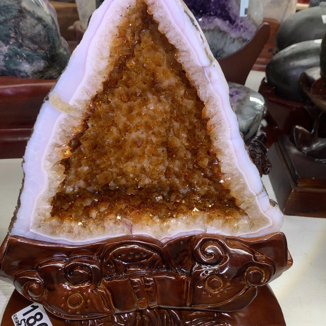 未镶嵌摆件紫晶水晶