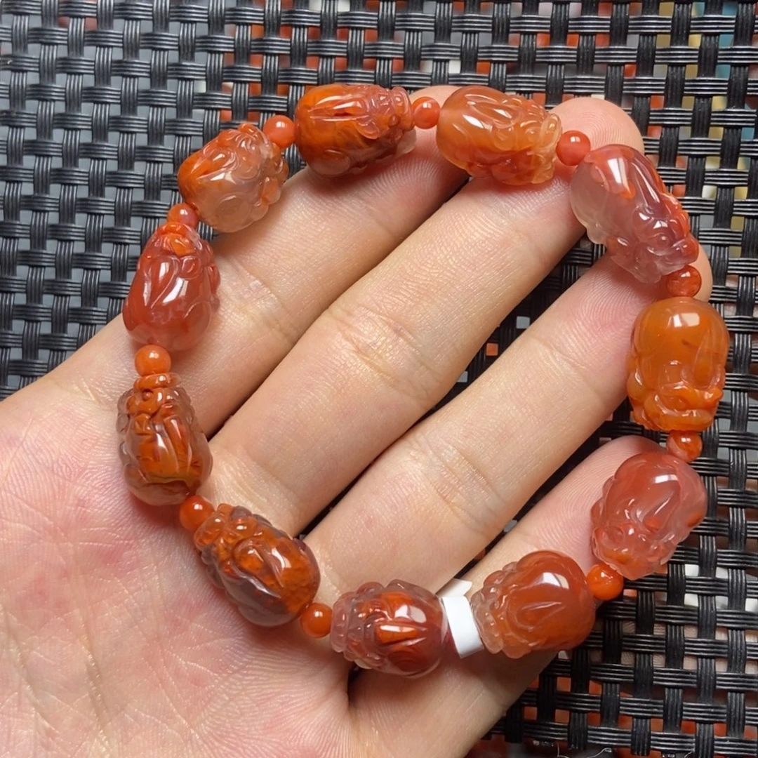 南红玛瑙未镶嵌手串