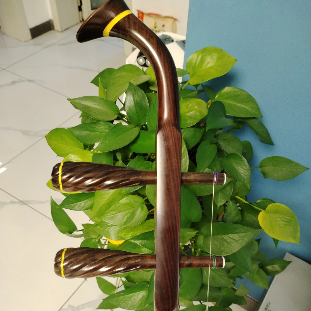 老红木加厚托二泉胡