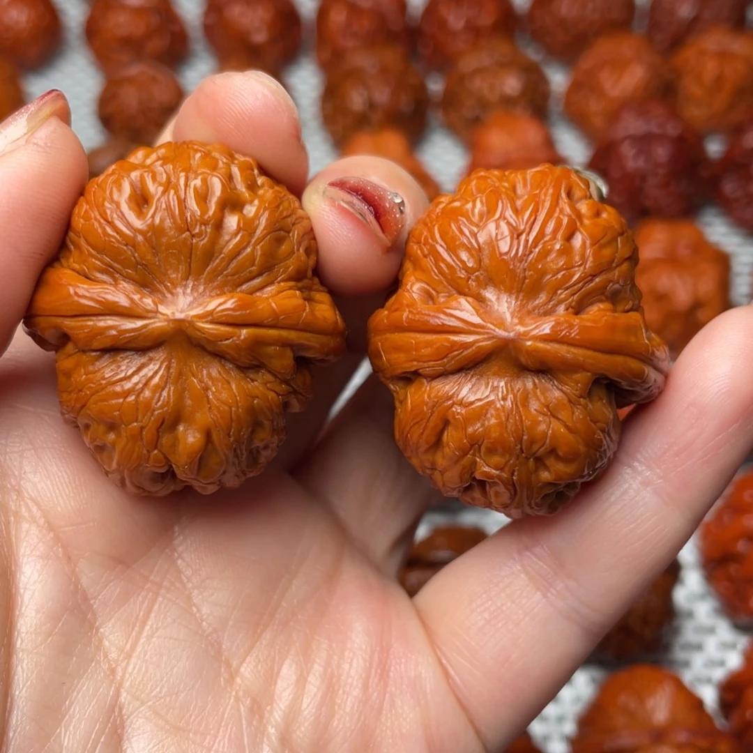 桃核吊坠文玩核桃 手把件 元宝 39