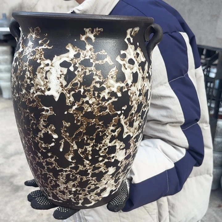 紫砂茶碗侘寂风口径20*29