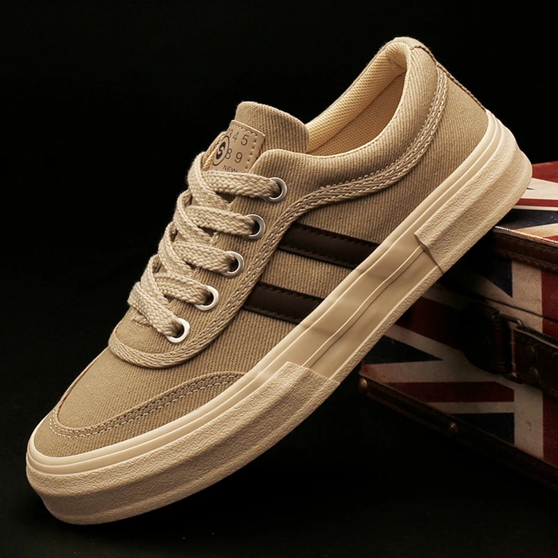 25835 男鞋秋季新款时尚布鞋男士韩版潮鞋百搭透气鞋子经典休闲鞋