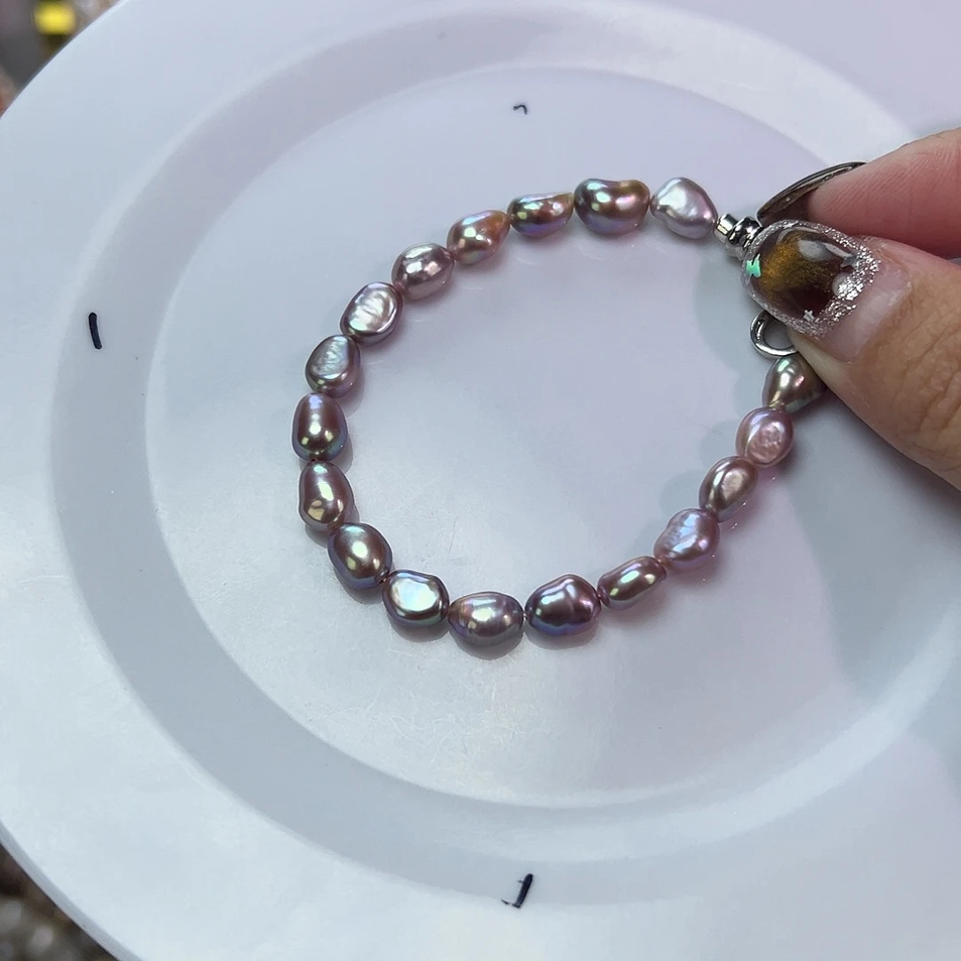 淡水珍珠手绳钛钢