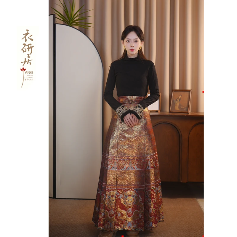 【呆龙】衣研居马面裙大裙摆国风新中式新款