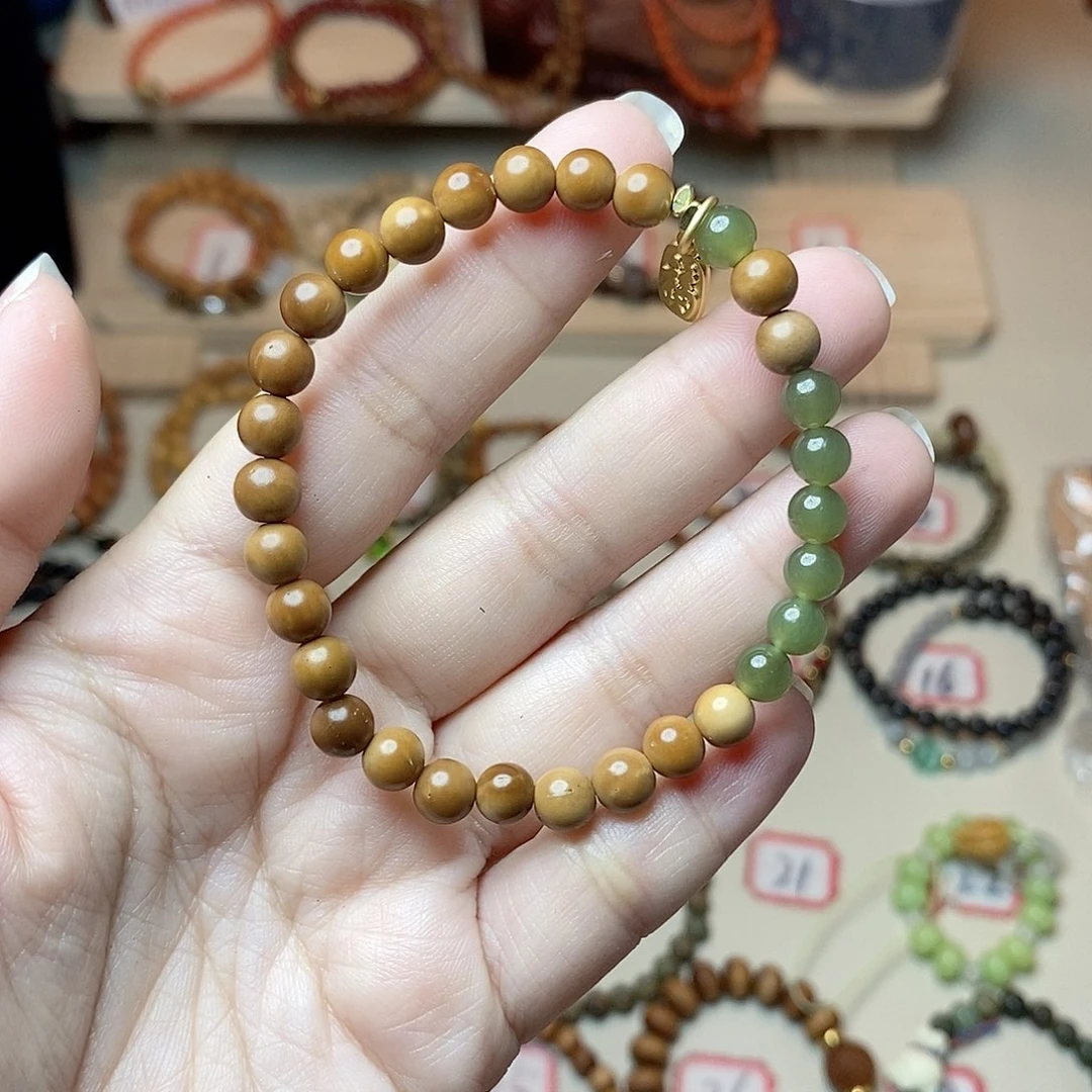 菩提根/象牙果手串库克单圈6