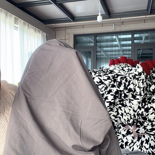 羊驼毛灰色被子173×233