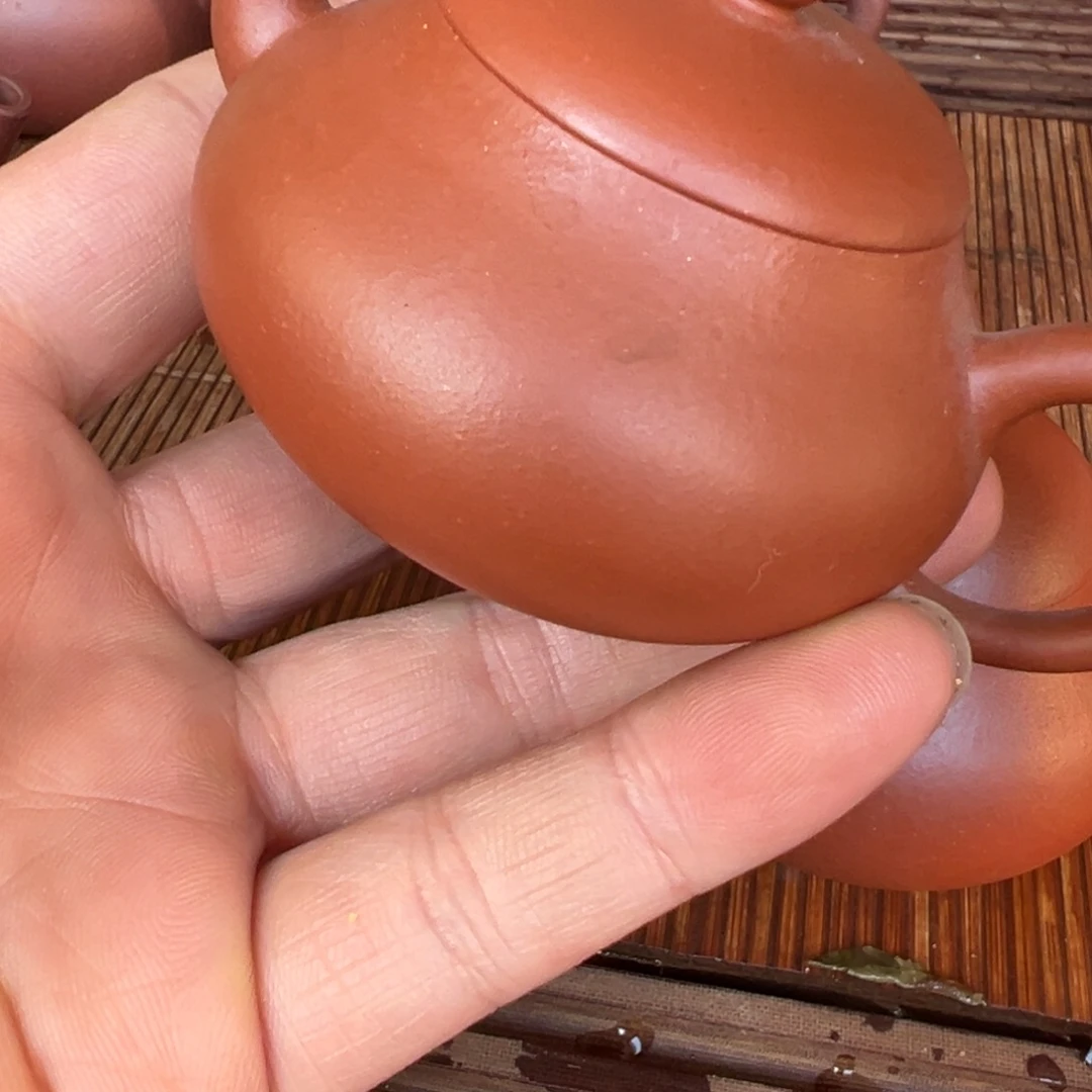 茶壶紫砂微瘕朱泥全手工梨8 o c
