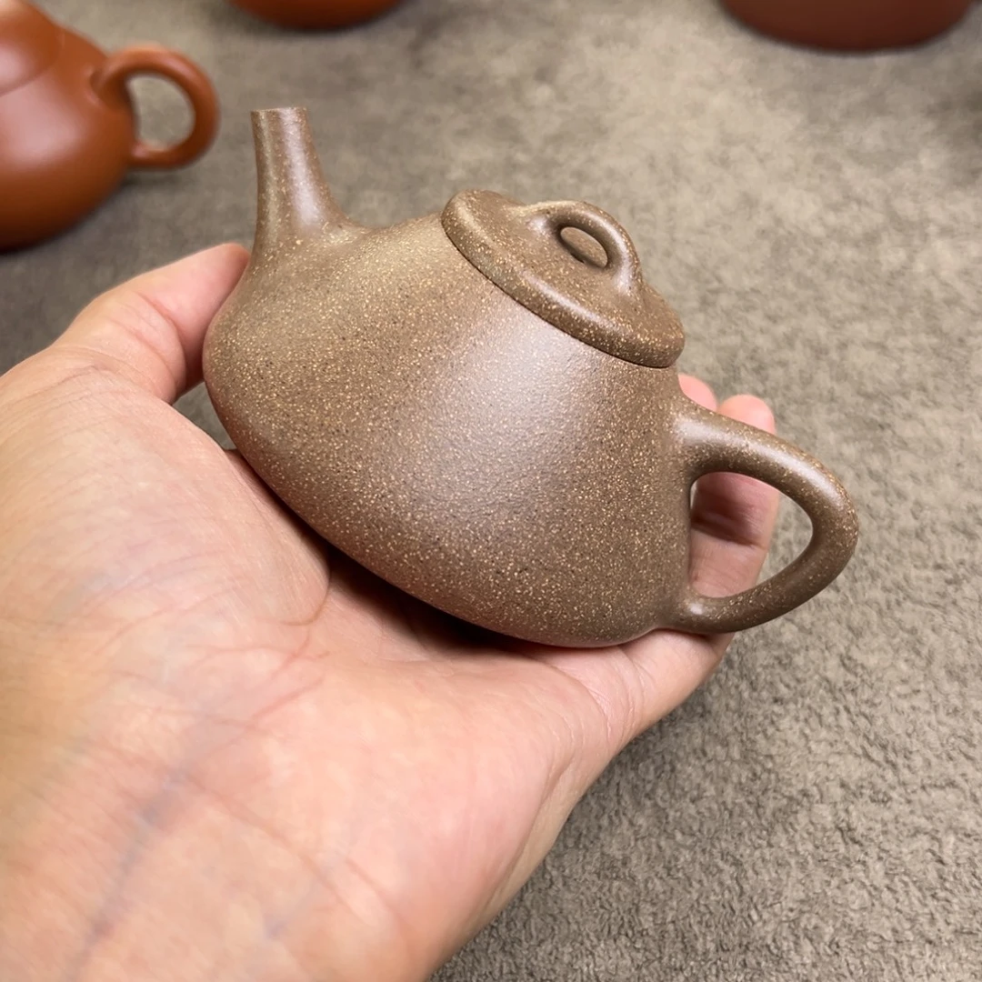 @***r茶壶段泥退火青段子冶