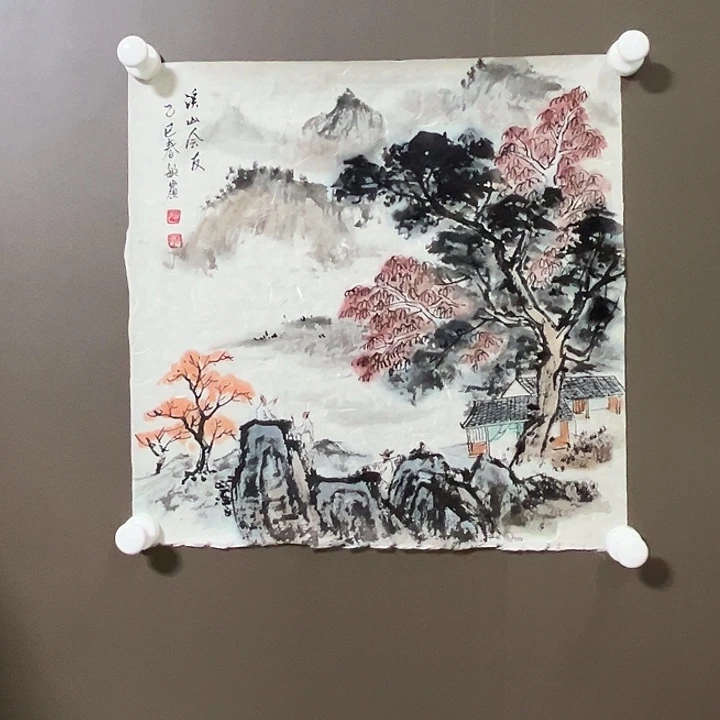 国画徐敏岭 手绘原创