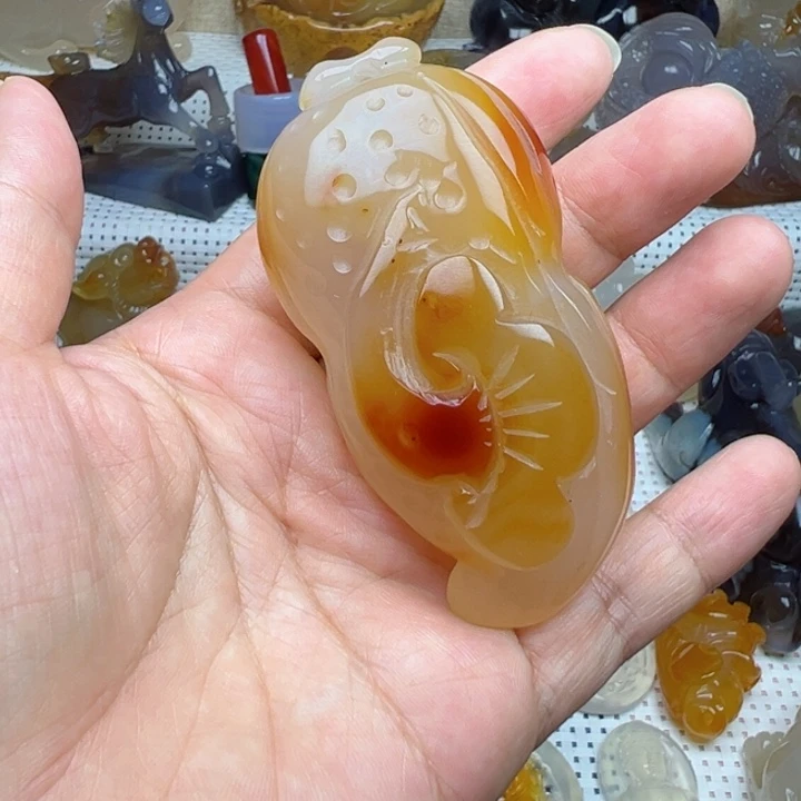 未镶嵌玛瑙/玉髓珠宝奇石