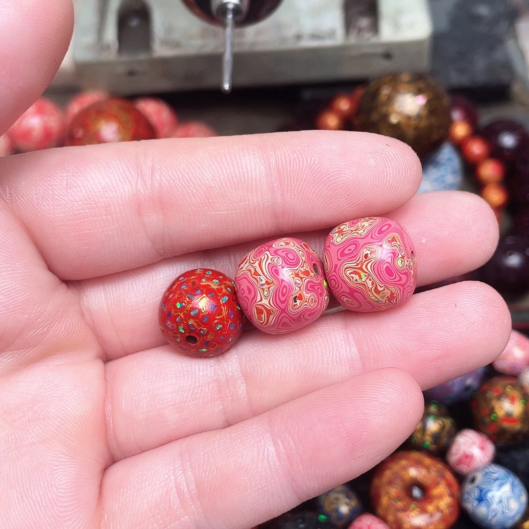 大漆手作工艺珠子