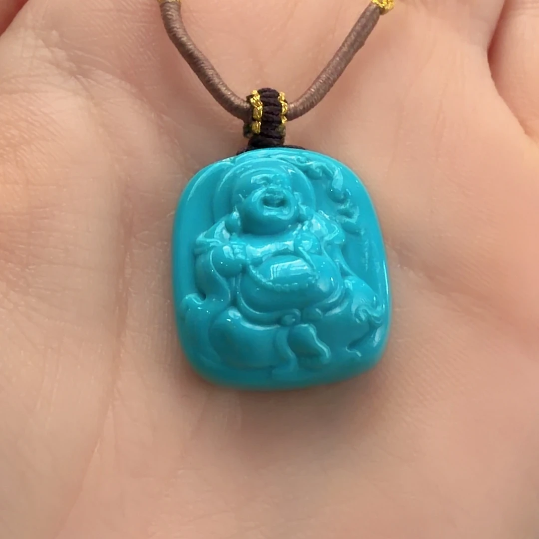 绿松石未镶嵌颈饰