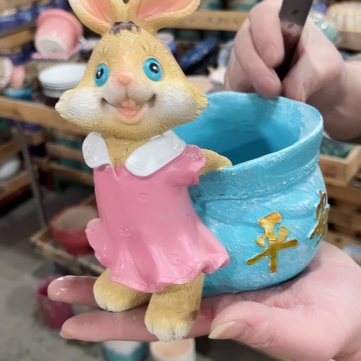 陶瓷树枝材质摆件花盆