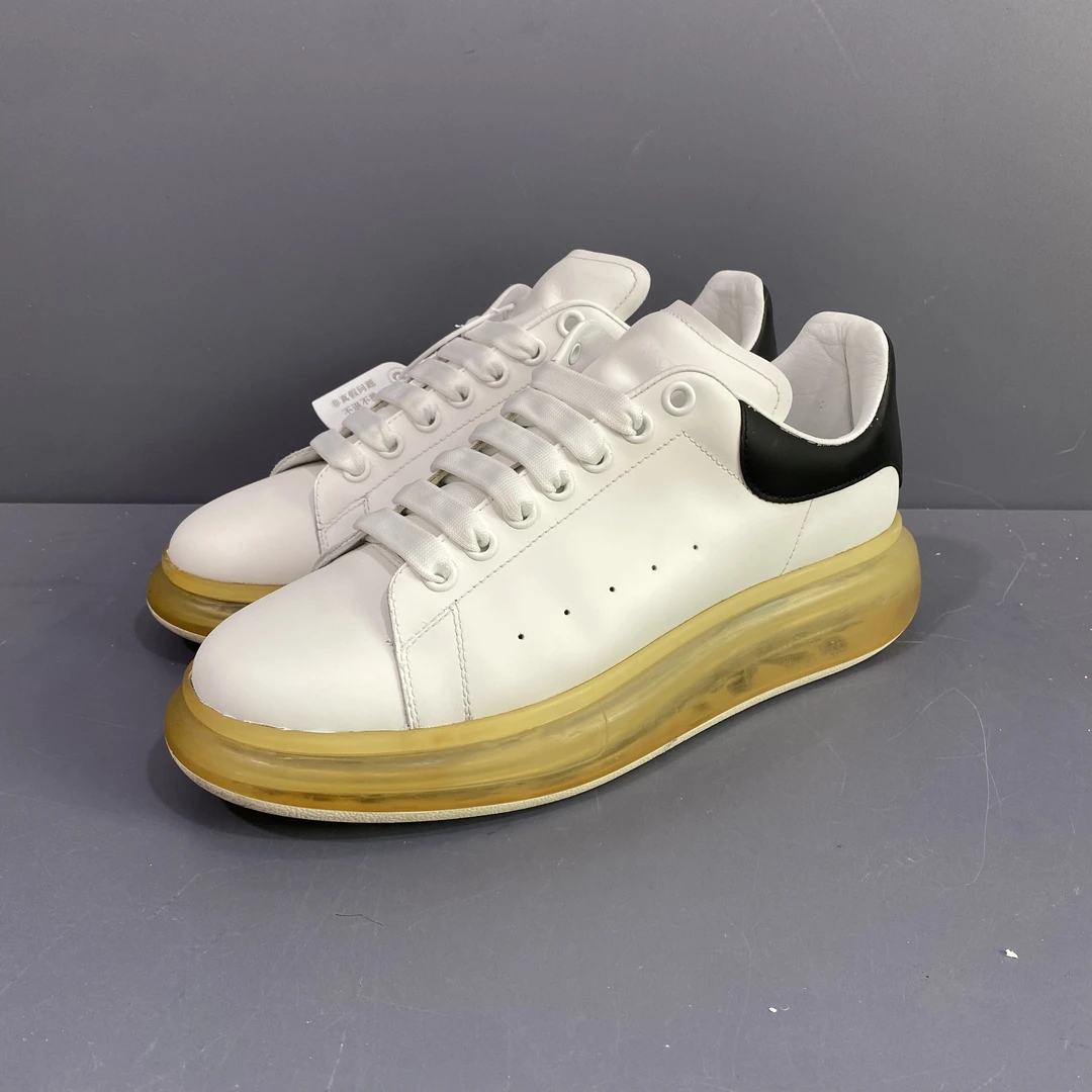 95新 Alexander McQueen/亚历山大·麦昆 43.5码麦昆气垫休闲鞋285