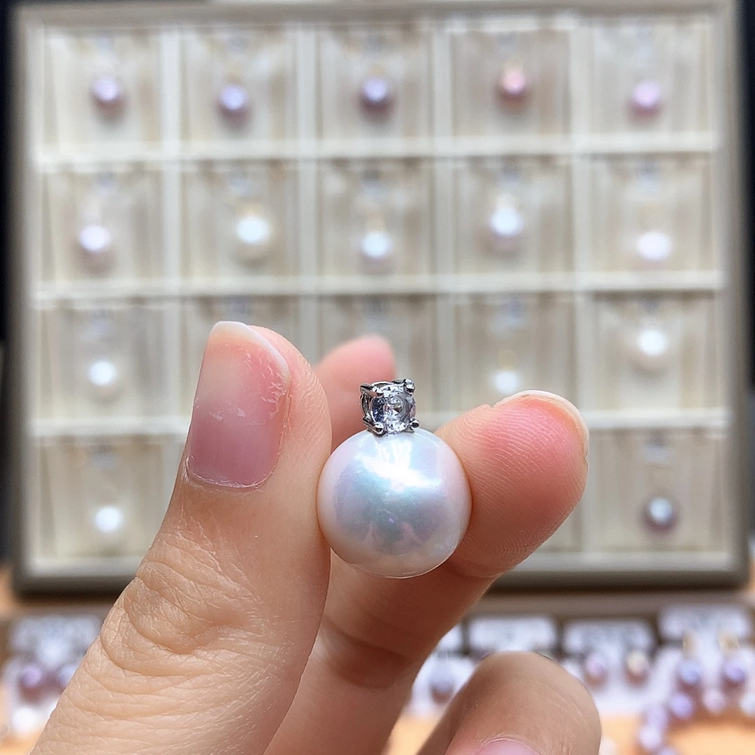 颈饰合金淡水珍珠
