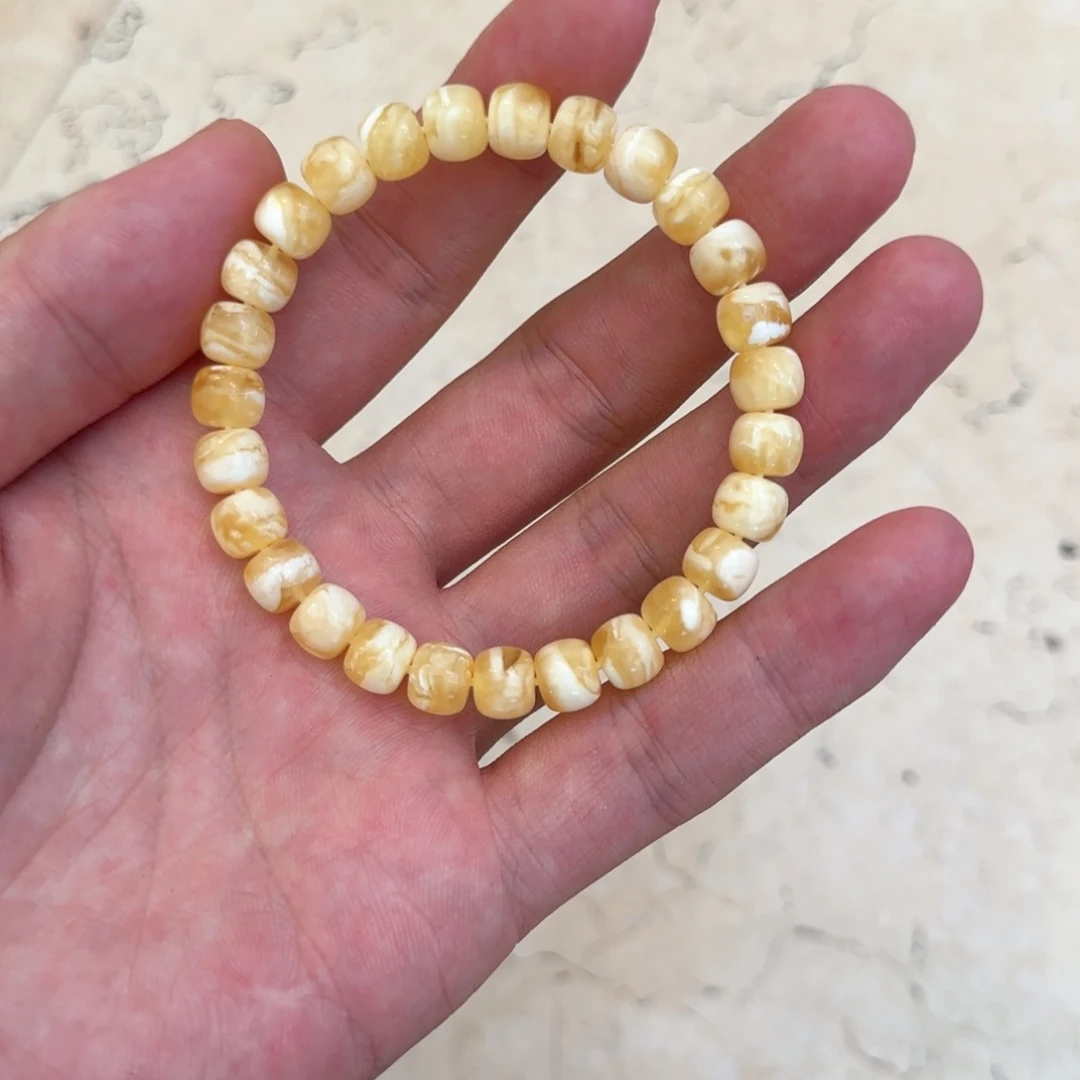 未镶嵌琥珀手链蜜蜡