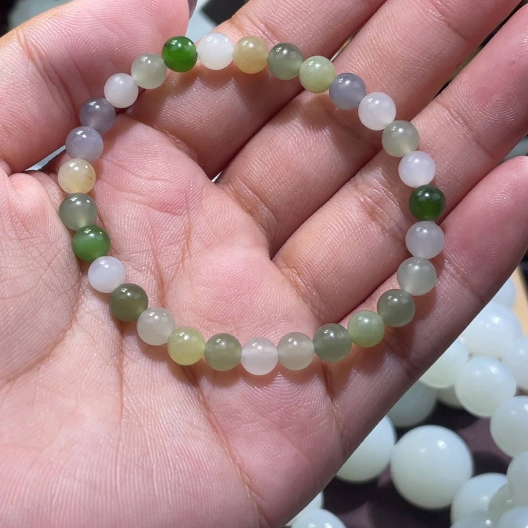 和田玉未镶嵌手链