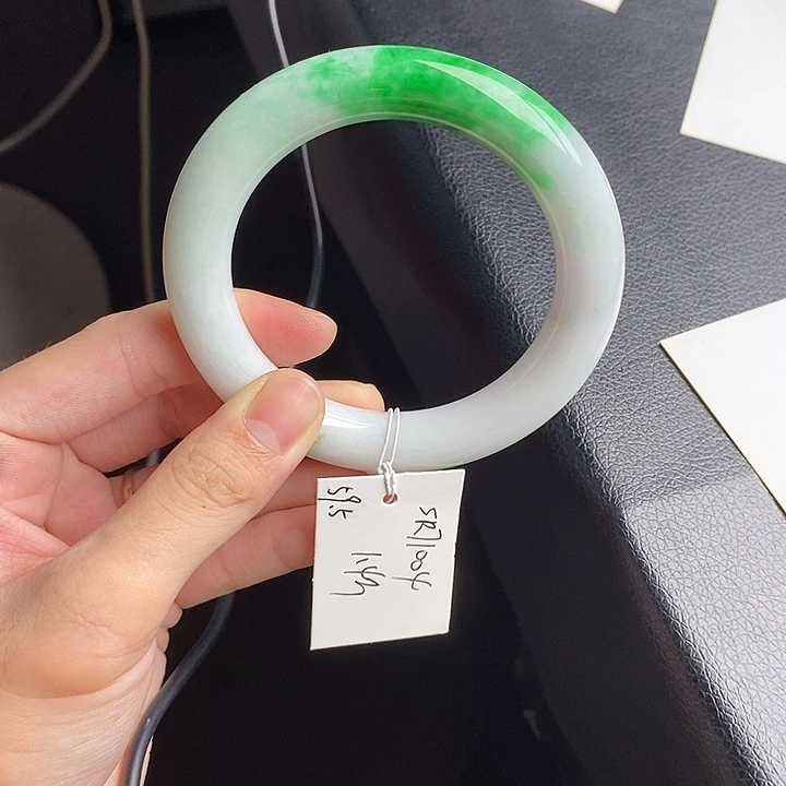 未镶嵌手镯翡翠59➕圆条