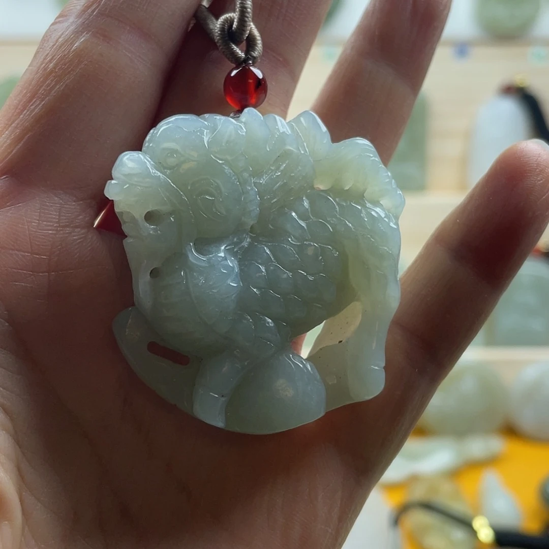 【闪购商品】纯手工立体麒麟吊坠