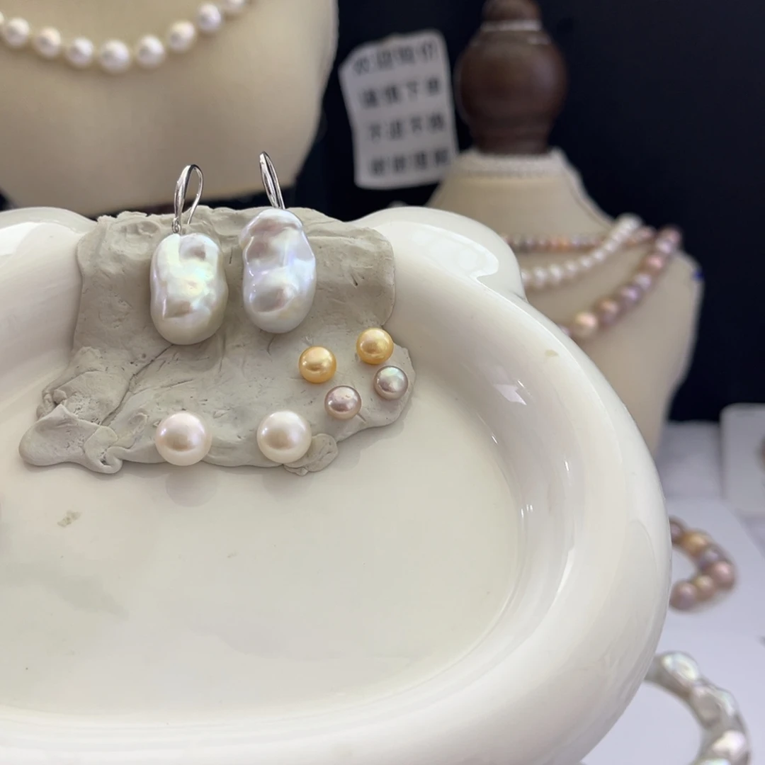 银S925镶嵌淡水珍珠手绳