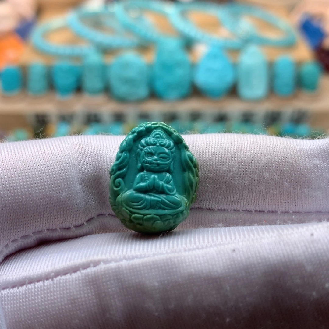 绿松石珠宝奇石未镶嵌