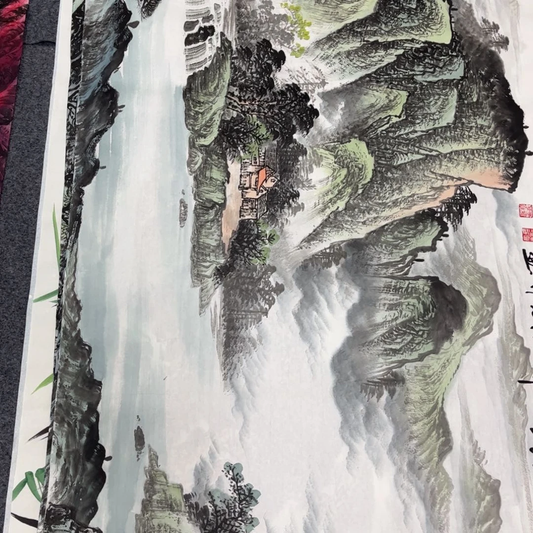 国画国画作品老师手绘