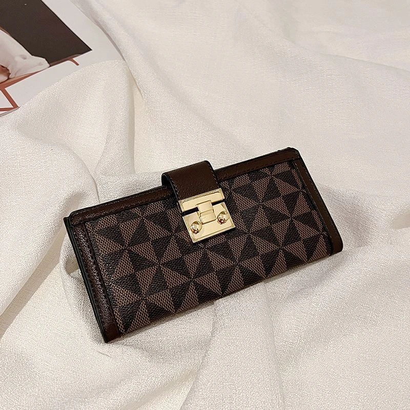 钱包卡包证件包一体女轻薄便携轻奢长款高颜值手拿包2025新款爆款