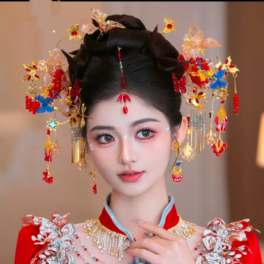 z8403中式古风新娘头饰婚饰婚礼步摇流苏中国风
