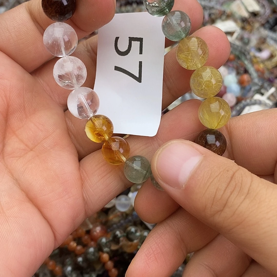未镶嵌水晶手链手链
