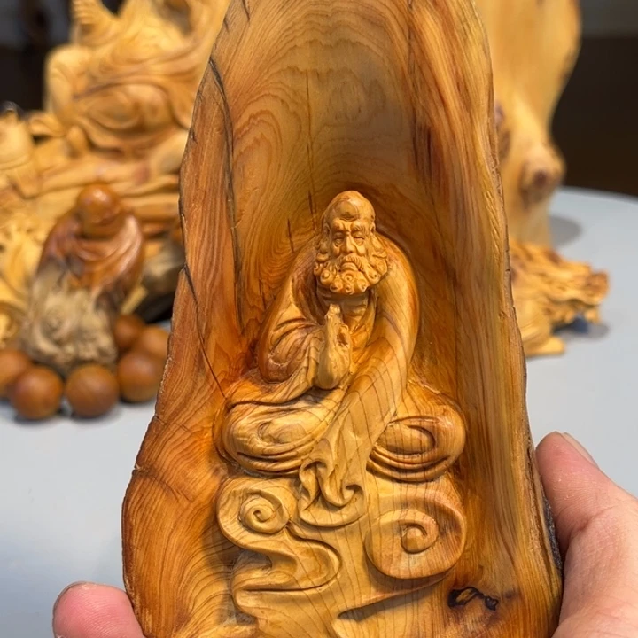 柏木（崖柏）根雕工艺摆件