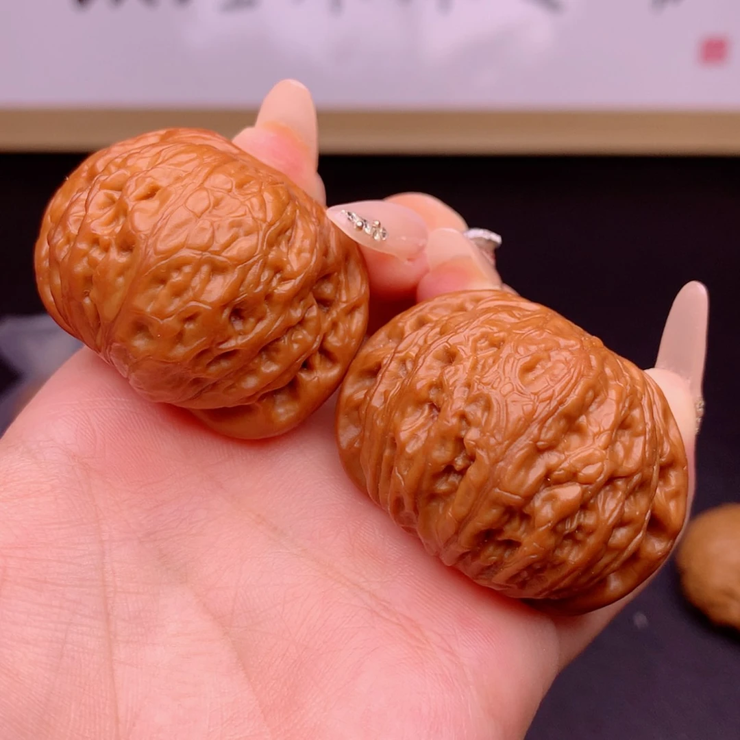 【闪购商品】文玩核桃把件铁锤42微修
