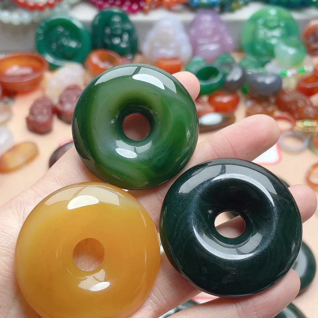 玛瑙/玉髓颈饰合金蔡*多