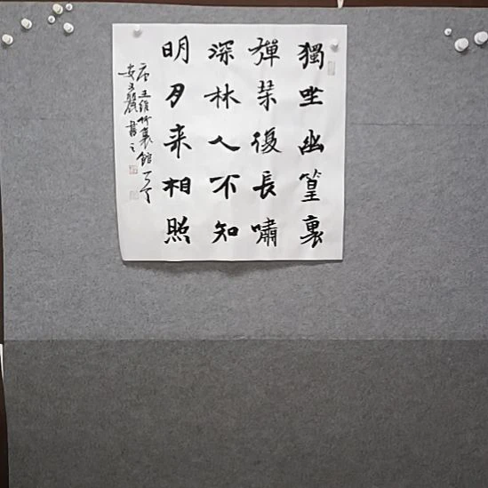 书法四尺斗方多字魏碑书法作品