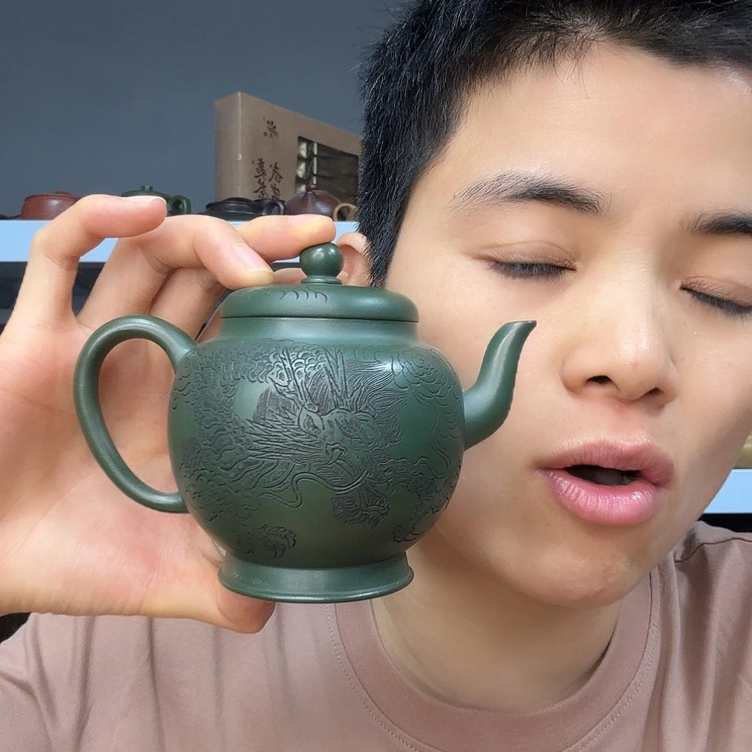 茶壶紫砂民间手艺人全手工制作