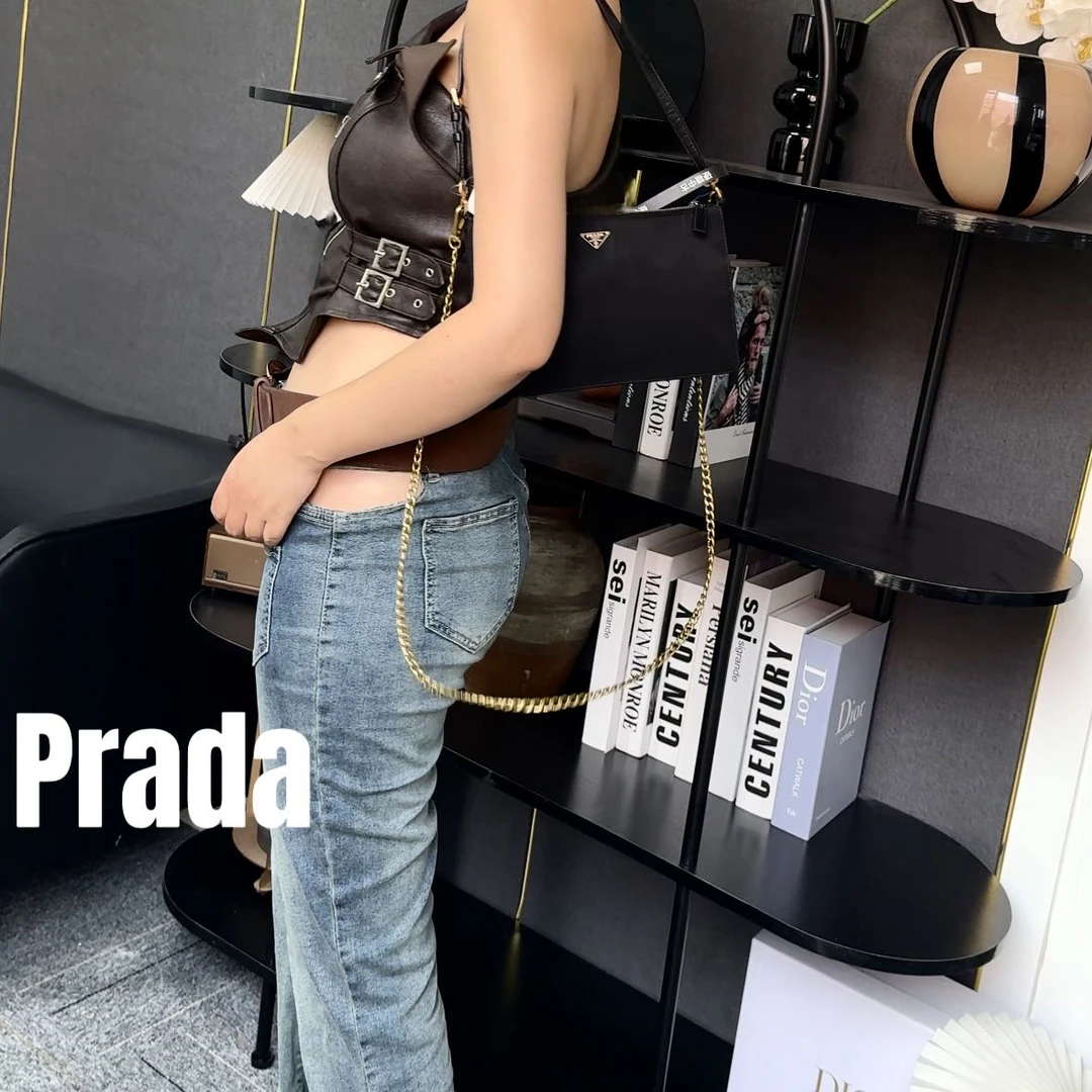 修复品619054/Prada/普拉达hobo腋下包
