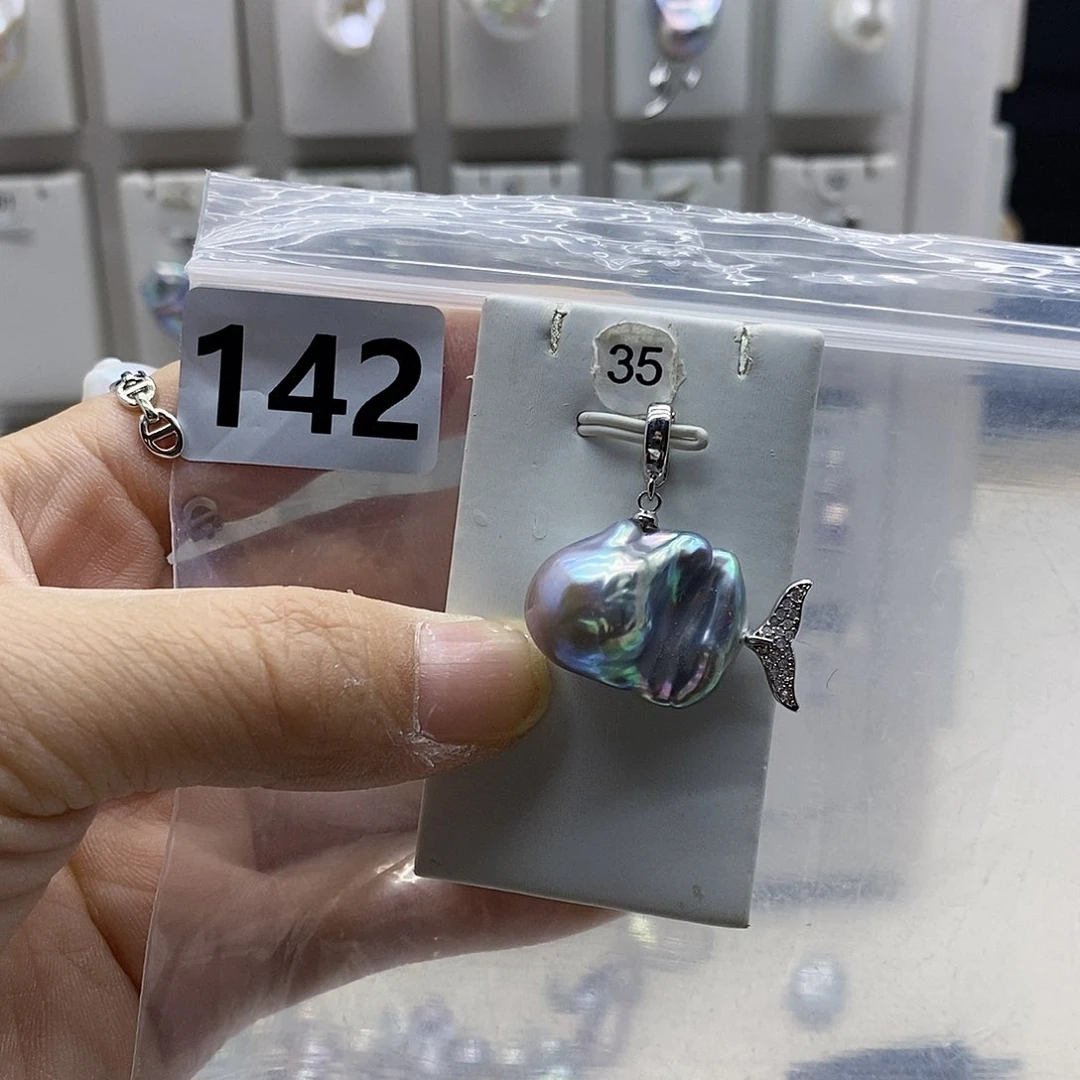 颈饰合金淡水珍珠